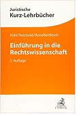 Einführung in die Rechtswissenschaft Kristian Kühl Hermann Reichold Michael Ronellenfitsch